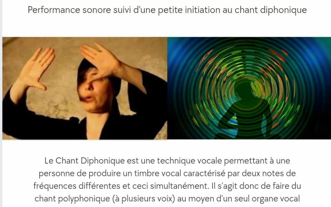 Bain Soinore© & initiation diphonique à Champniers-et-Reilhac (24)