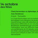 PrésentationChant Diphonique à Saint Mathieu