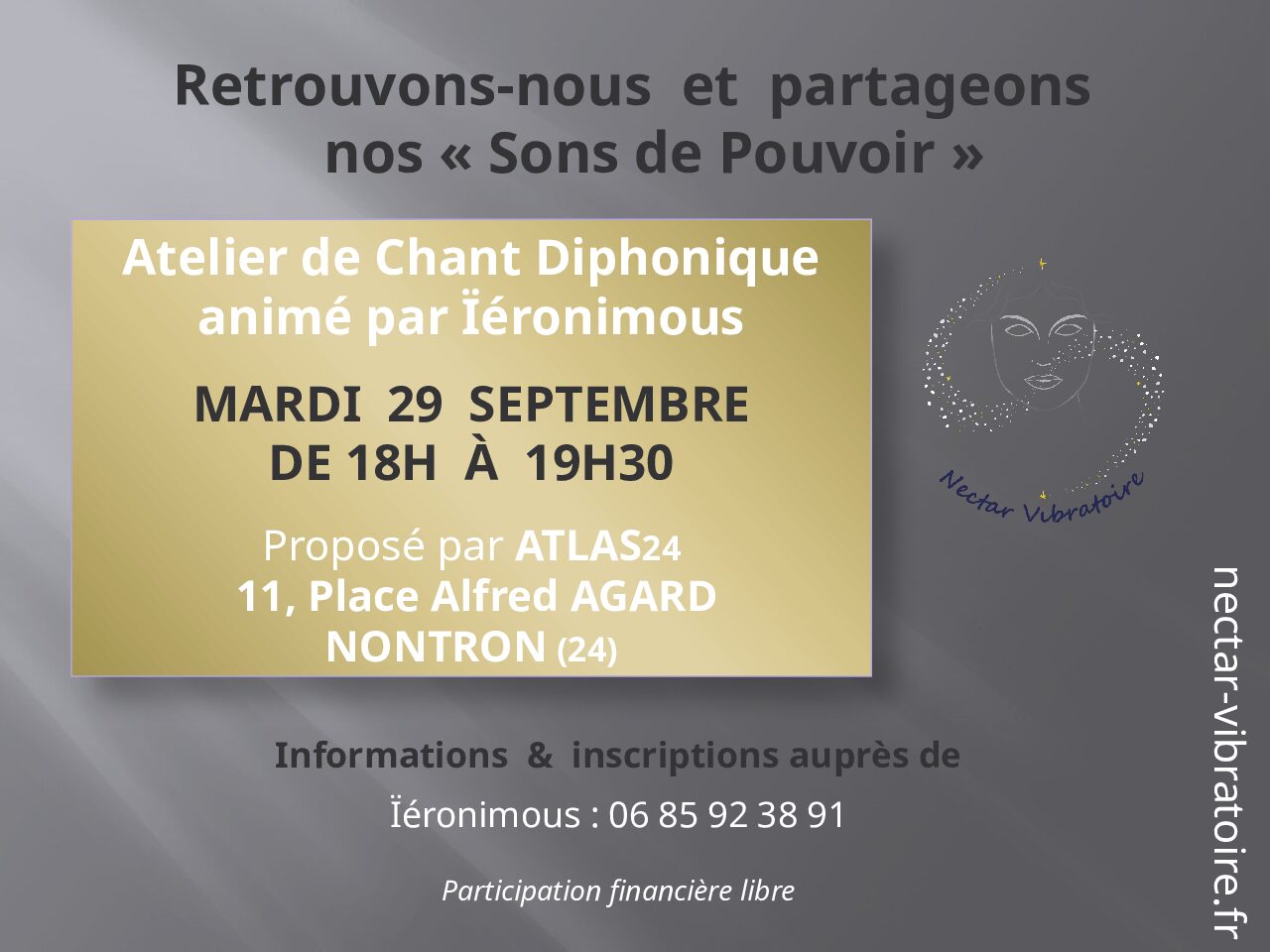 Reprise des ateliers à NONTRON