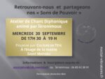 Reprise des ateliers à Saint Mathieu